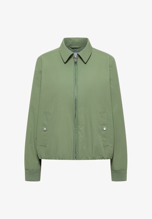 Cecil, BLOUSON MIT HEMDBLUSENKRAGEN - Veste légère - deep matcha green