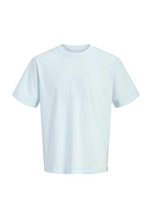 Jack & Jones, JORFREDERIKSBERG MONOGRAM TEE - T-shirt imprimé - ice water