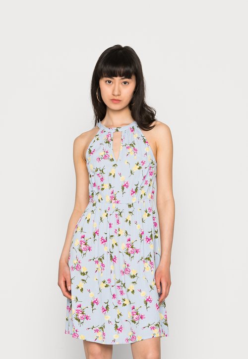 Abito Lungo Maxi Donna VILA Vimesa – Senza Maniche, Schiena A Racerback, Vita Elastica – Per Matrimoni E Estate – Vestito Danese - 4