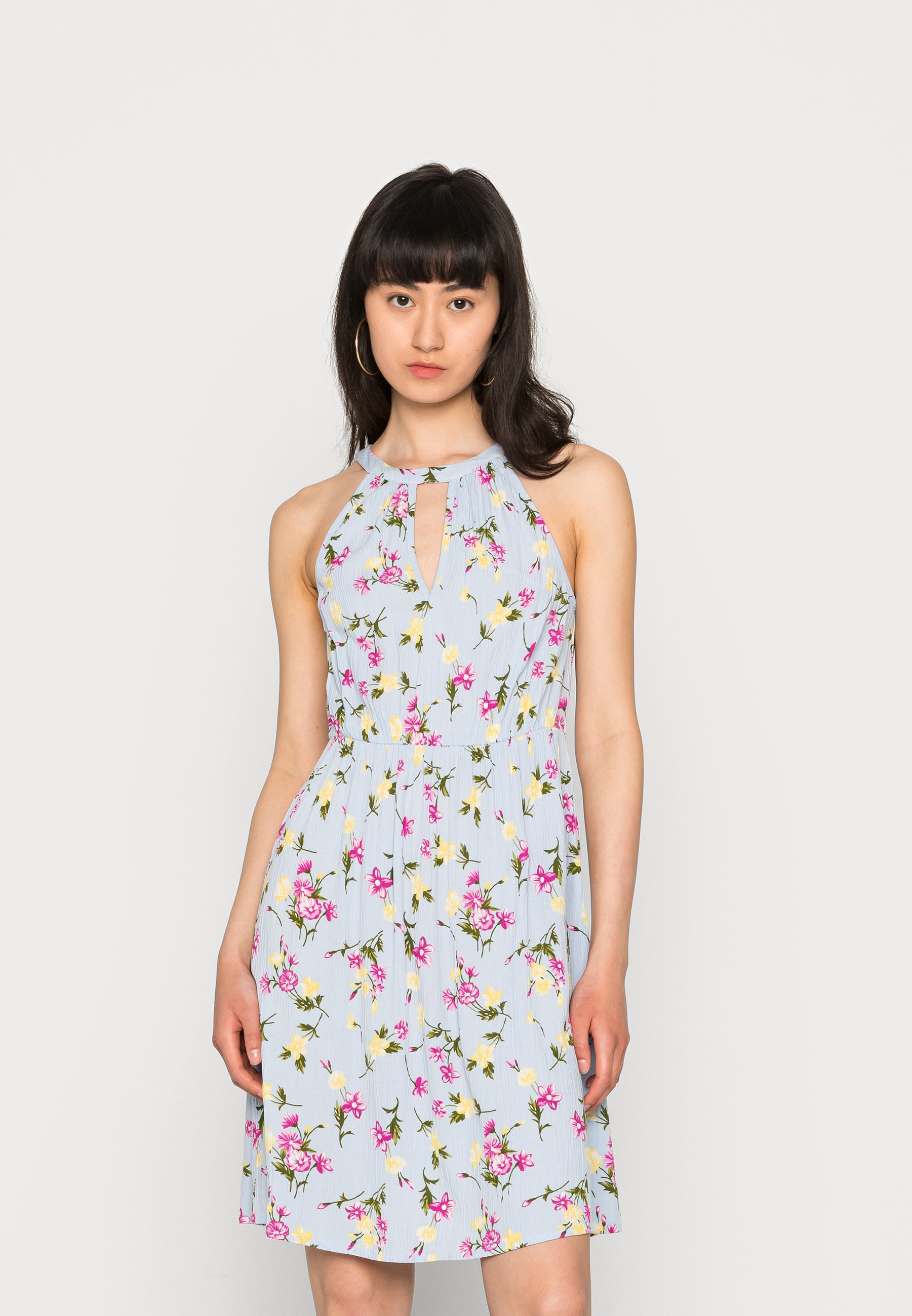 Abito Lungo Maxi Donna Vila Vimesa – Senza Maniche, Racerback, Elastico In Vita, Perfetto Per Matrimoni Ed Estate