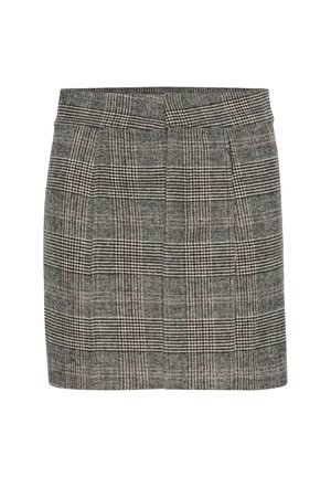 Hallide seeliku halli, musta ja beeži tooni. Omab kõrget talje, kohandatud lõiget, volangide detaile ja siledat tekstuuri.