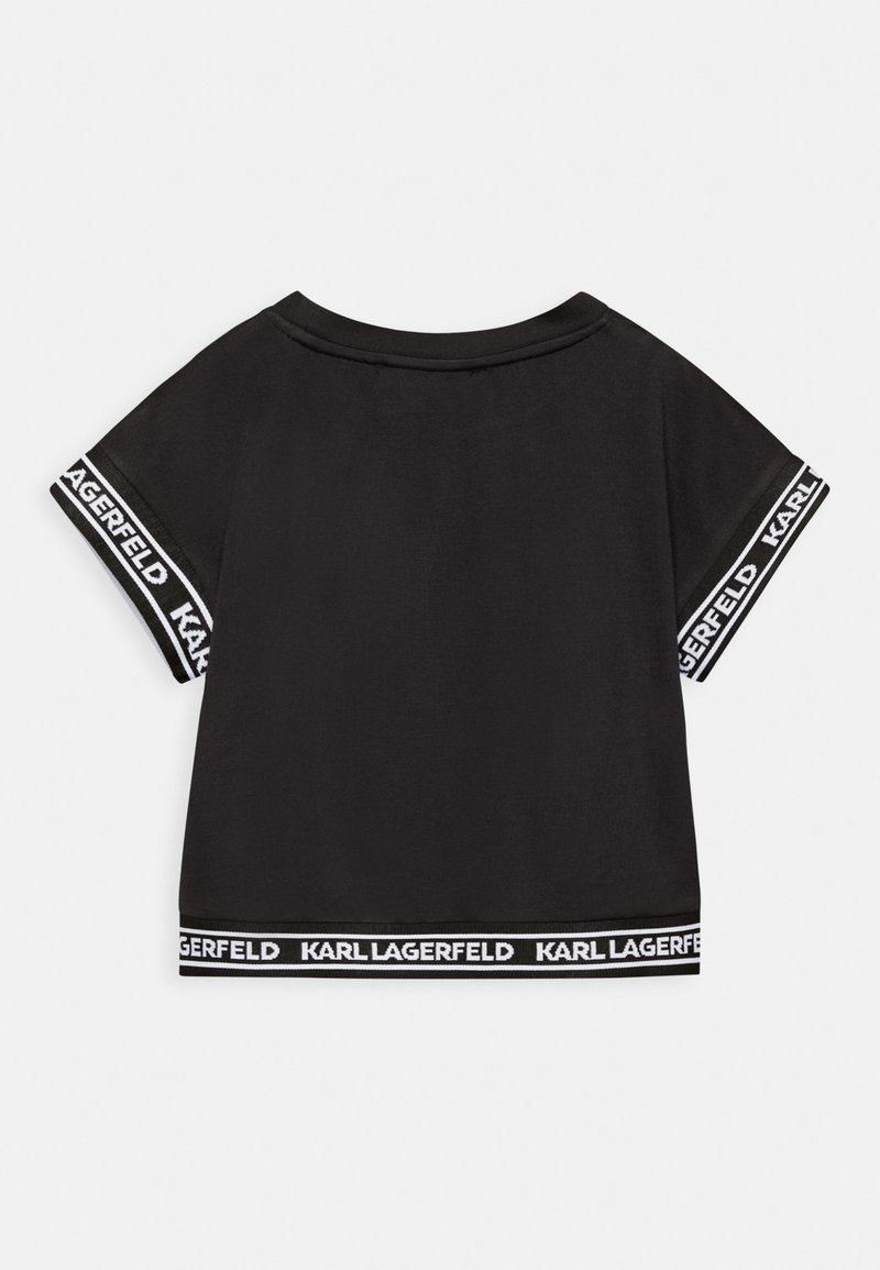 Kinder T-Shirts | KARL LAGERFELD KIDS SHORT SLEEVES TEE T-Shirt print black/schwarz - HS16674 Kinder T-Shirts | KARL LAGERFELD KIDS SHORT SLEEVES TEE T-Shirt print black/schwarz - HS16674
