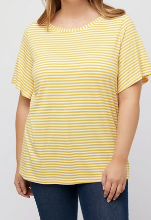 Print T-shirt - yellow