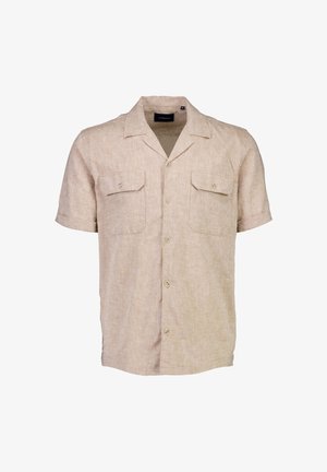 Lindbergh, RESORT SS - Skjorter - mid sand