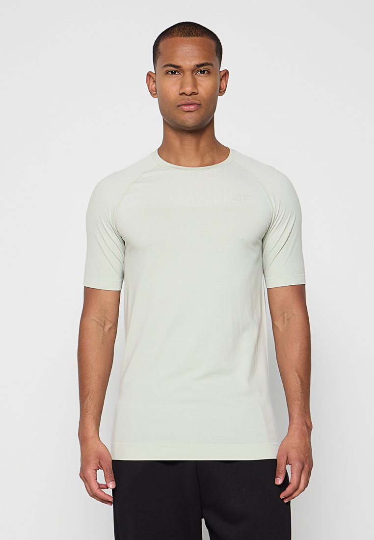 4F T-shirt basic mintgroen