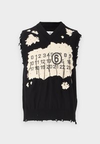 GILET UNISEX - Vestă - black/off white