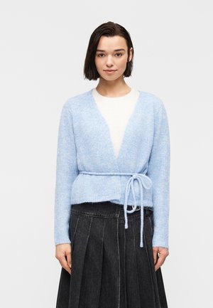 VMSORRENTO BELT CARDIGAN - Cardigan - cashmere blue