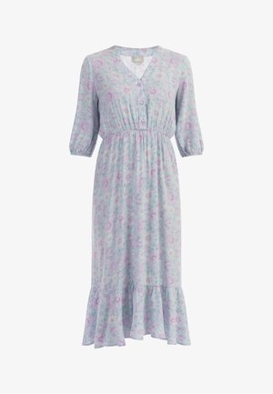 usha, Robe de jour - türkis mehrfarbig