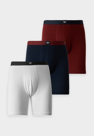 Emporio Armani, PARTE BASSA 3 PACK - Μποξεράκια σε στενή γραμμή - white/blu/brick