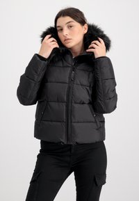 Alpha Industries - PUFFER ALPHA - Zimná bunda - black Miniatúrny obrázok 1