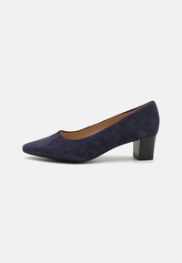 Unselected, dark blue 