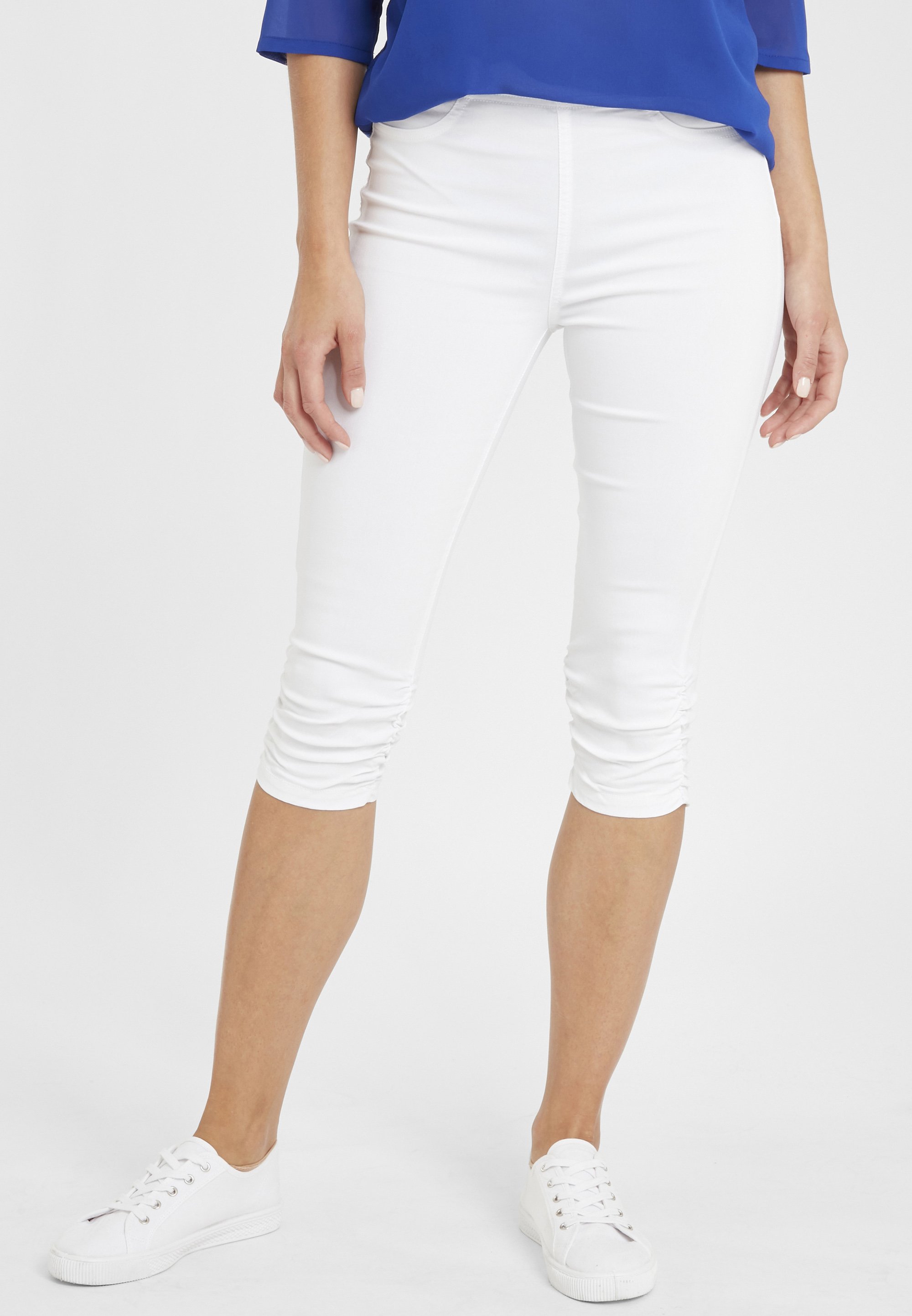 QVF6N Abbigliamento b.young BYKEIRA BYDIXI - Pantaloni - optical white/bianco denim QVF6N Abbigliamento b.young BYKEIRA BYDIXI - Pantaloni - optical white/bianco denim