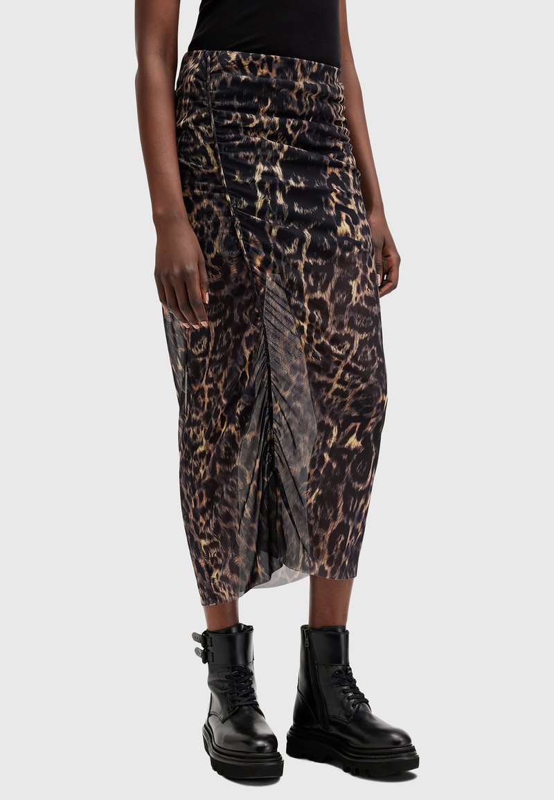 AllSaints NORA SKIRT - Pliiatsseelik - jinx golden brown