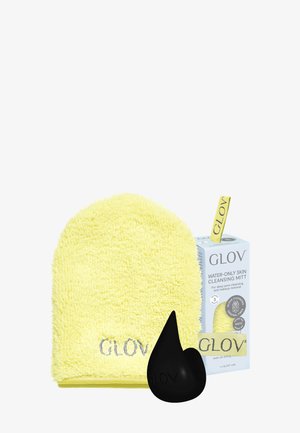 Glov GLOV® WATER-ONLY MAKEUP REMOVER AND SKIN CLEANSING MITT + HOOK - Gesichtspflegeset - baby banana