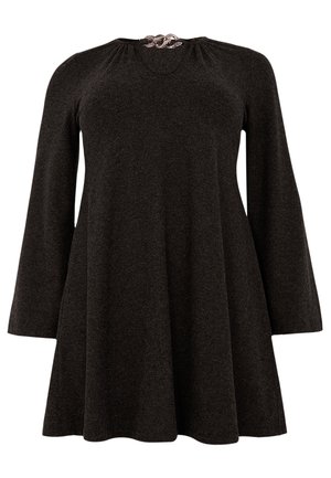 YOEK MIT KETTENDETAIL - Tunic - grey