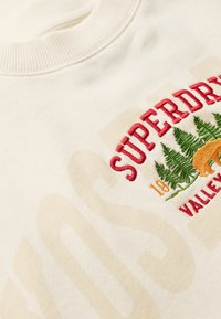 Superdry & Co TRAVEL SOUVENIR LOOSE CREW  - Sweater - cream