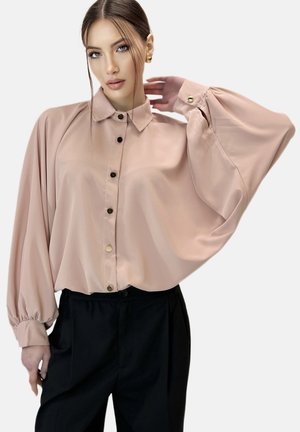 Overhemdblouse - rosa