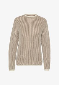 Selected, portabella eggnog stripe