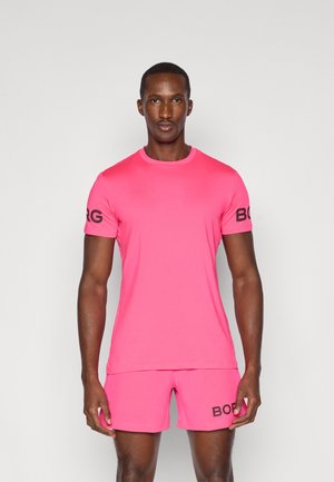 Marškinėliai su spaudiniu - pink glow