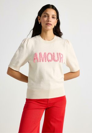 SHORT-SLEEVED  - T-shirts print - beige melange