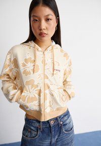 Roxy KELIA ZIPPED - Sweat zippé - toasted almond lolli