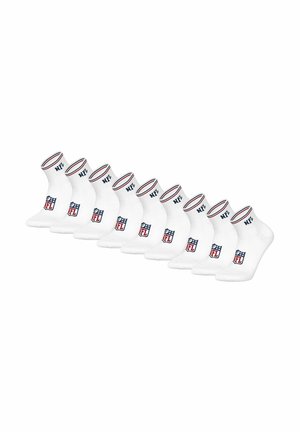 UNISEX 9ER PACK - SHIELD LOGO - Calze - weiß
