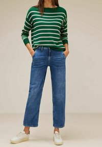 Street One Neule - metallic green