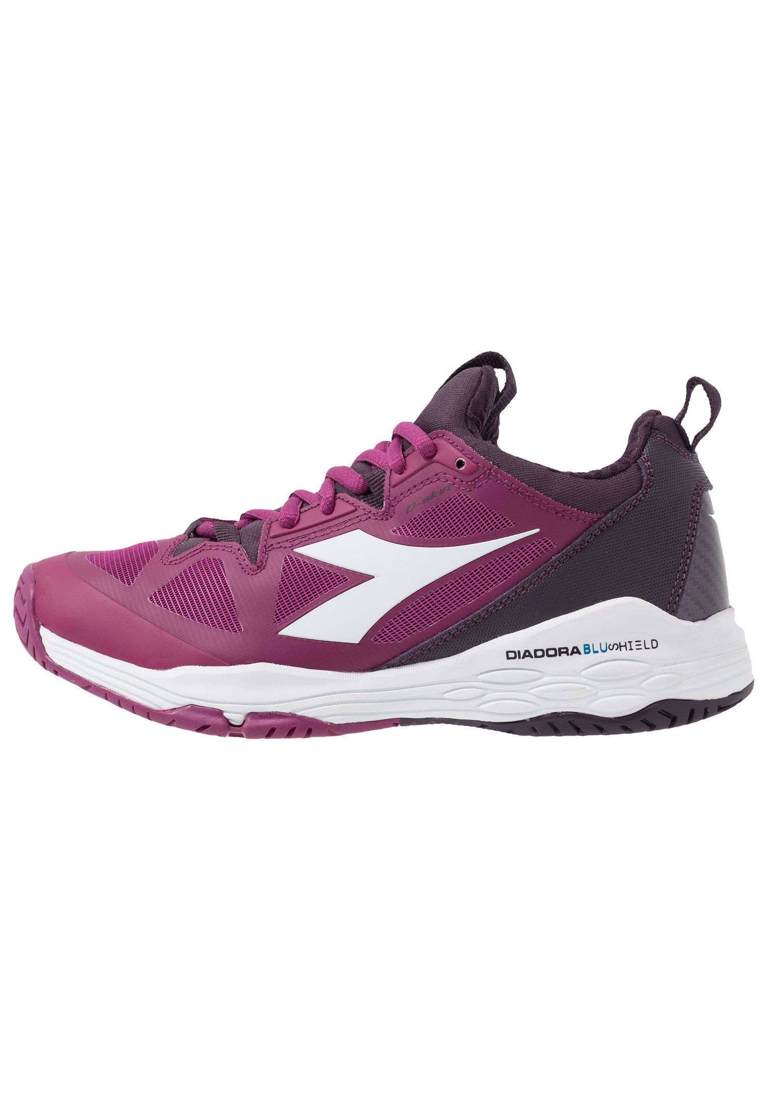 plum tennis shoes