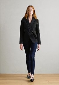 Zign Studio LEATHER - Balerini cu barete - black