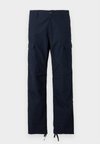 AVIATION PANT - Pantaloni cargo - dark navy rinsed