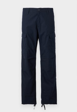 Carhartt WIP, AVIATION PANT - Cargohose - dark navy rinsed