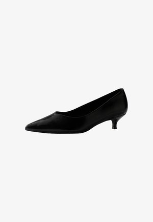 THE SET, KITTEN HEEL COURT SHOES - Pumps - black