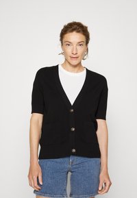 Banana Republic SPLASH CARDIGAN - Casaco de malha - black