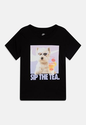 SIP PHOTO TEE - Print T-shirt - black