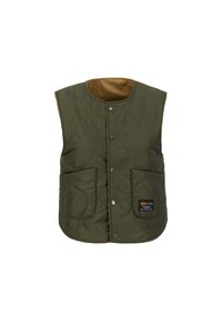 REVERSIBLE  - Mellény - dark olive