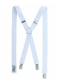 WILLEN HOSENTRÄGER UNI - Gürtel business - weiß