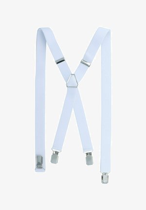 WILLEN HOSENTRÄGER UNI - Belt business - weiß