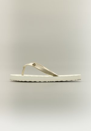 Michael Kors Kids JINX - Σανδάλια τύπου T - pale gold-coloured/vanilla