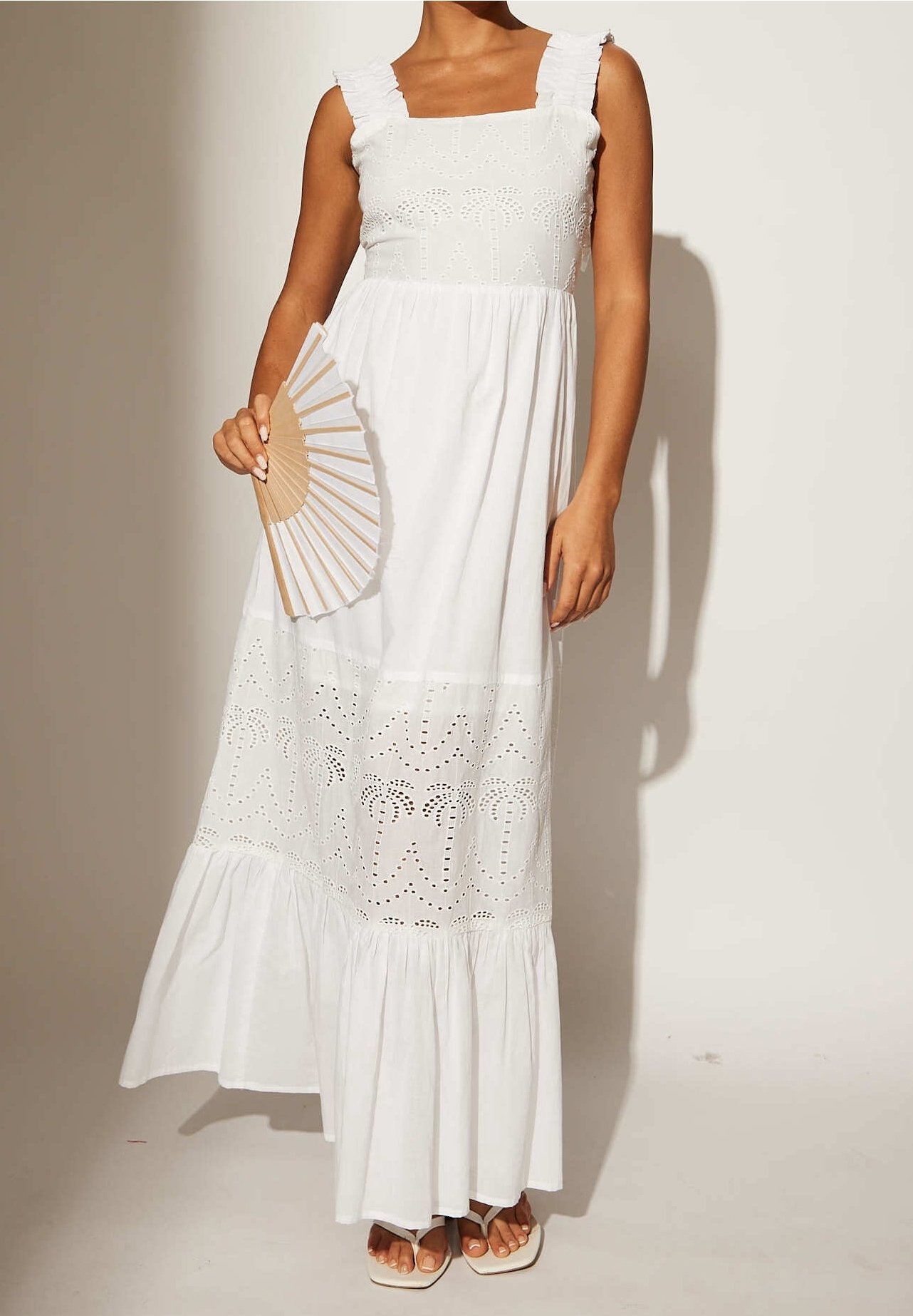South Beach Maxi dress - white - (Pre-owned) - Zalando.ie