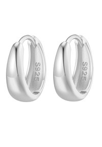 LARGE DOME HOOP - Earrings - silver coloured