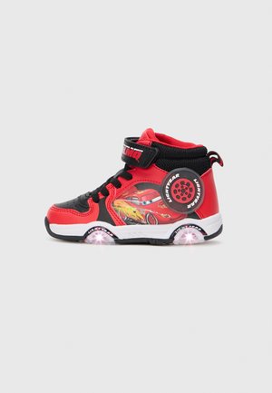 Friboo BLINKING OUTSOLE - Sneakers high - black/red