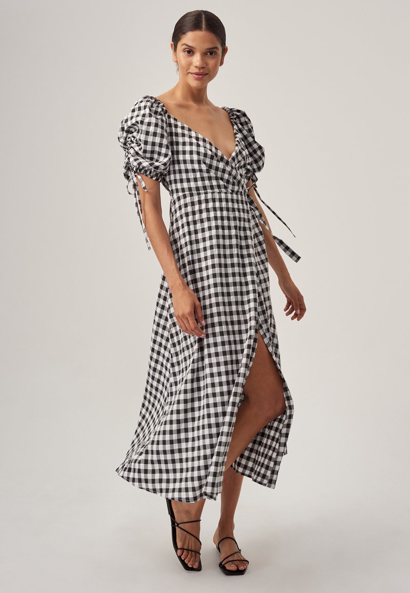 THE FATED MIMMI WRAP - Jurk - gingham