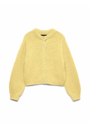 VERO MODA Girl STRICKJACKE VMWILO STRICKJACKE - Kardiganas - pale banana