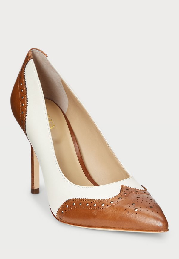 LYNDEN NAPPA & BURNISHED LEATHER PUMP - Classic heels4