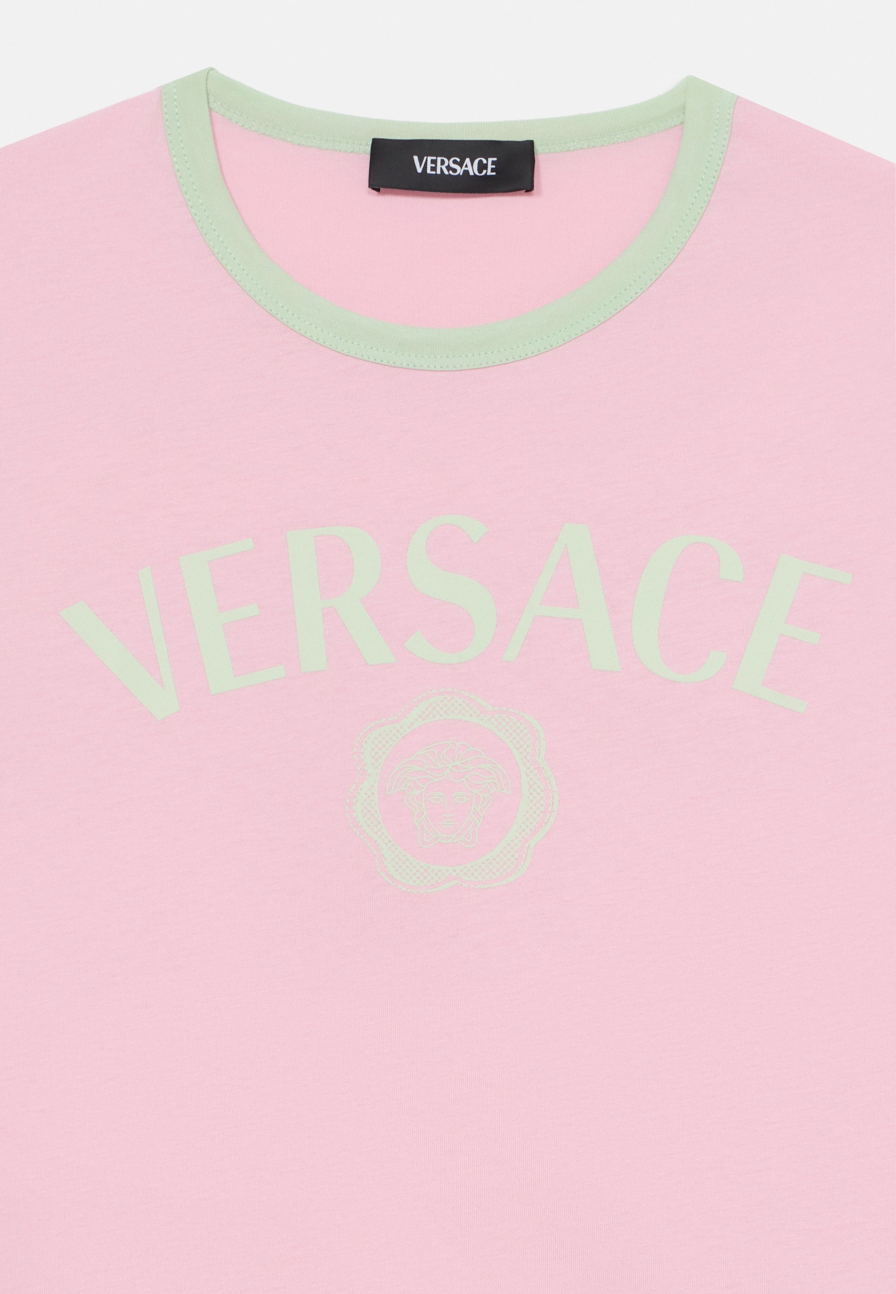 Versace MEDUSA LOGO UNISEX - Print T-shirt - pastel pink/pastel