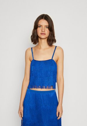 Colourful Rebel JAMILLA FRINGE STRAP - Μπλούζα - blues