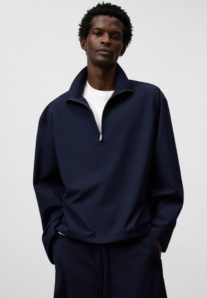 Sweatshirt - navy electric blue