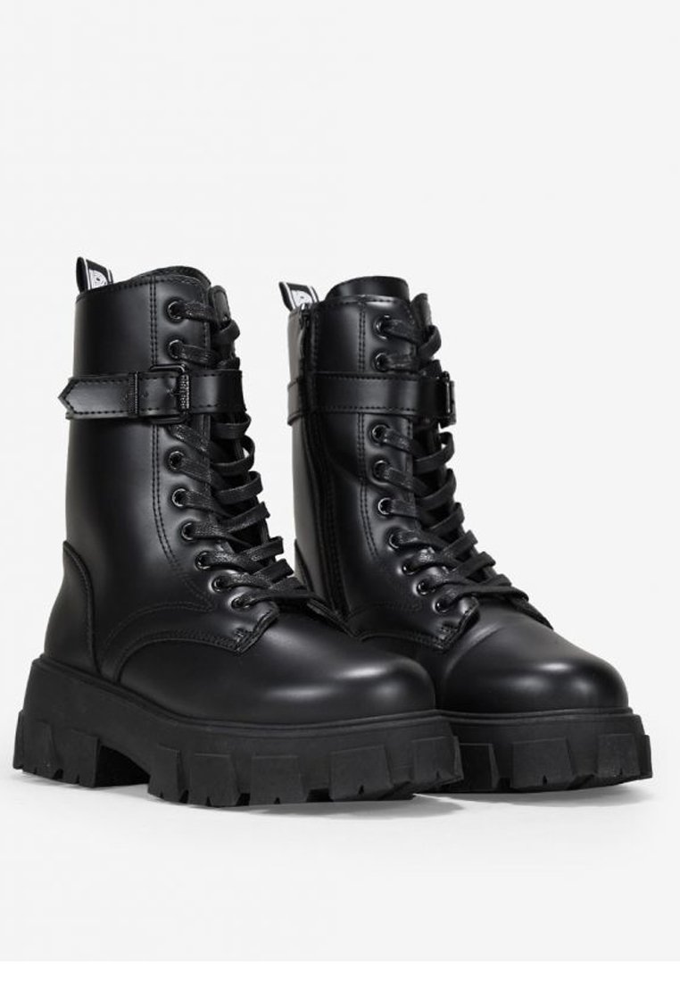 Bosanova Botines con cordones - black/negro - Zalando.es