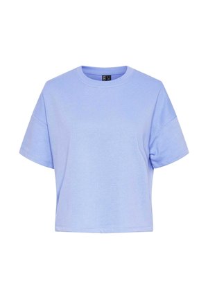 Pieces PIECES OBERTEIL MIT KURZEN ÄRMELN PCCHILLI  - T-shirts - hydrangea