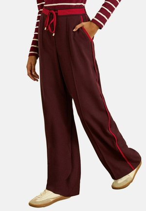 STRAIGHT - Tréningruha alsók - burgundy red